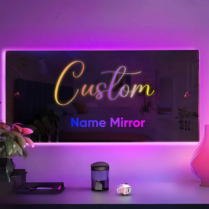 Create Your Own LED Name Mirror media 1