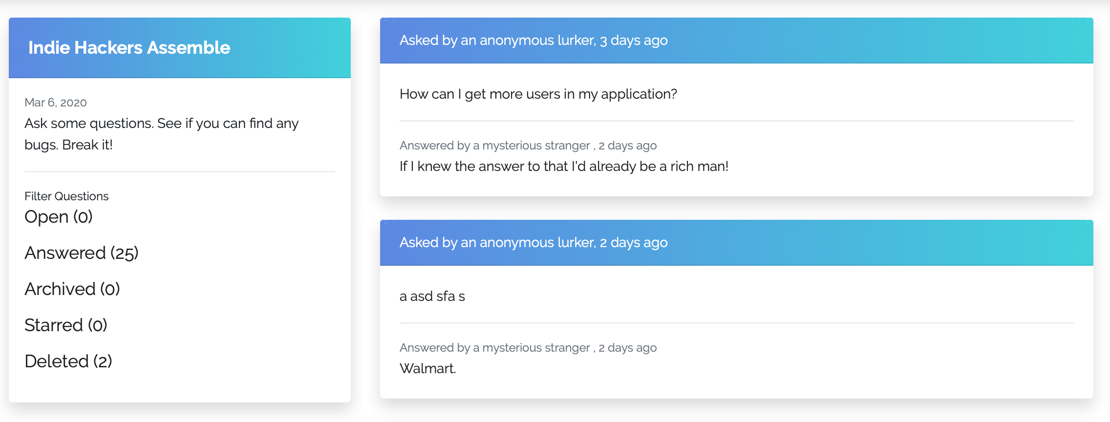 Question Hero gallery image