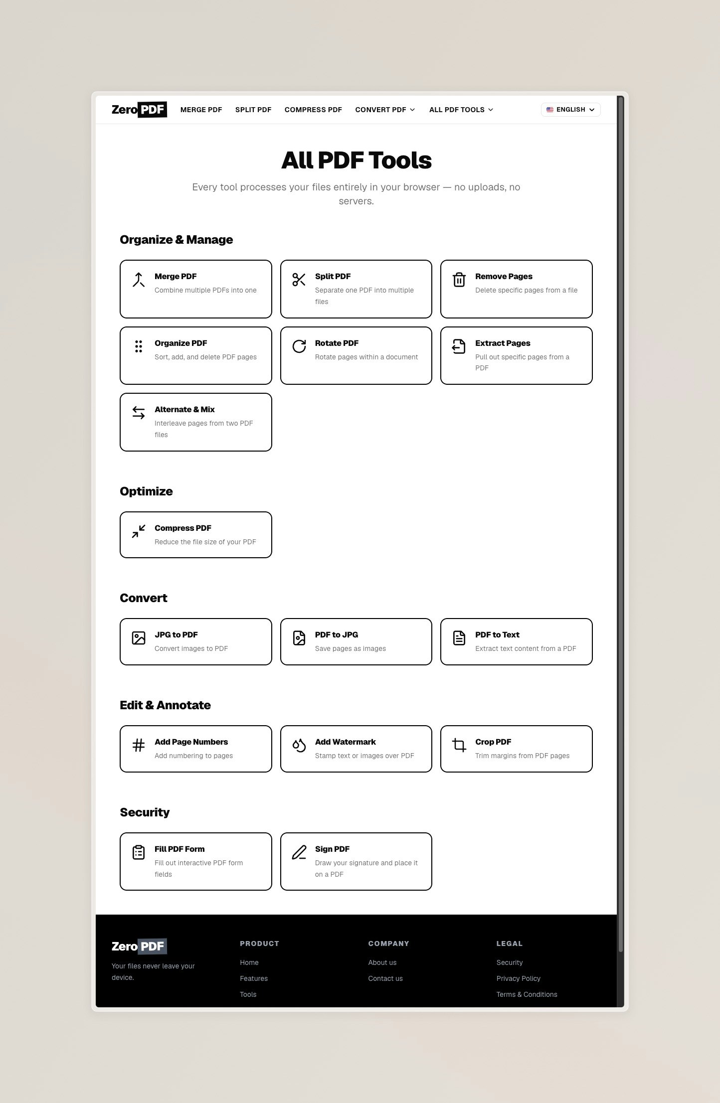 ZeroPDF gallery image