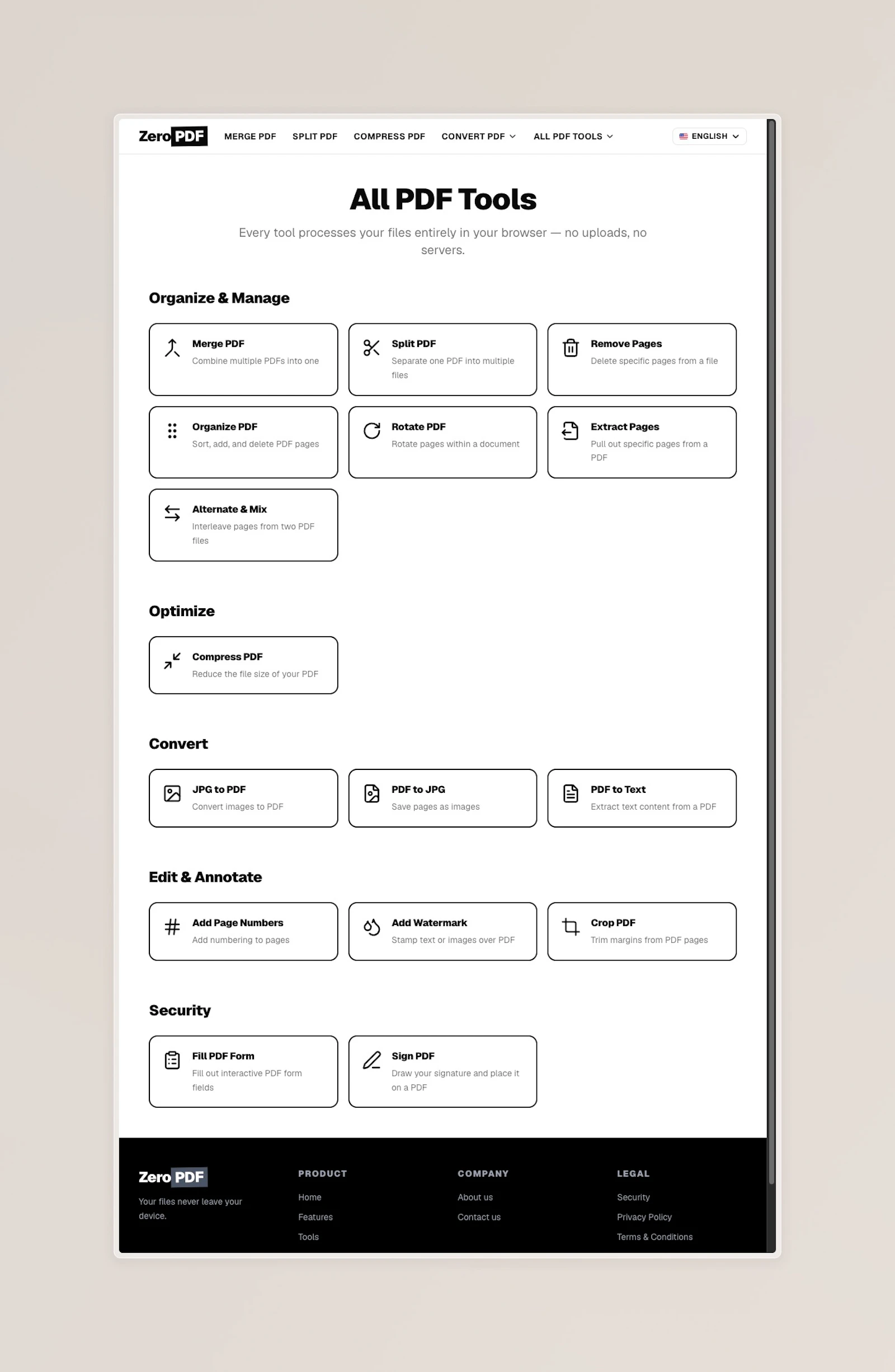 ZeroPDF screenshot 3