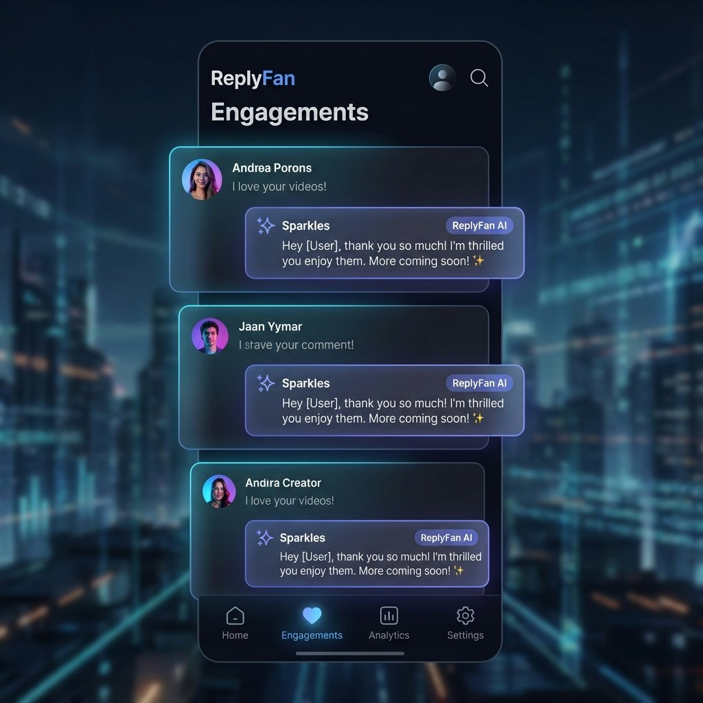 ReplyFan - Main product screenshot demonstrating key features and user interface