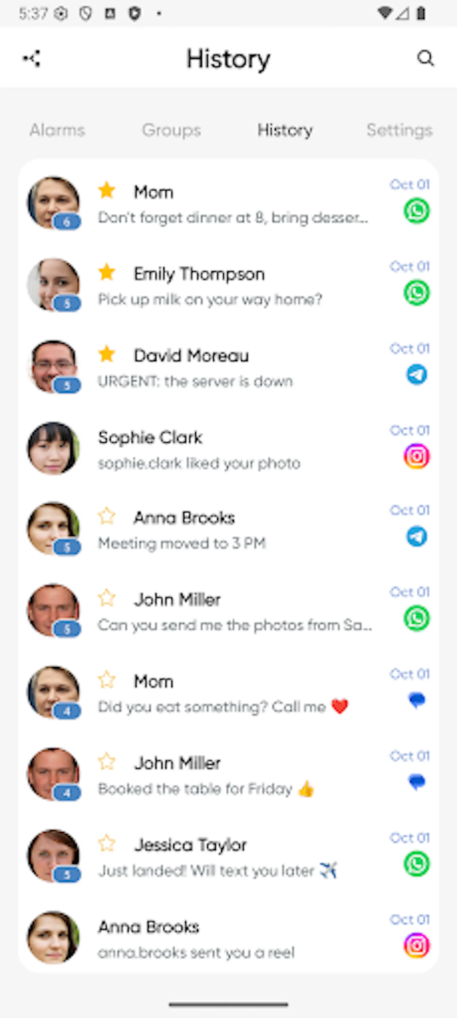 Notification Tracker & Alarms screenshot 3