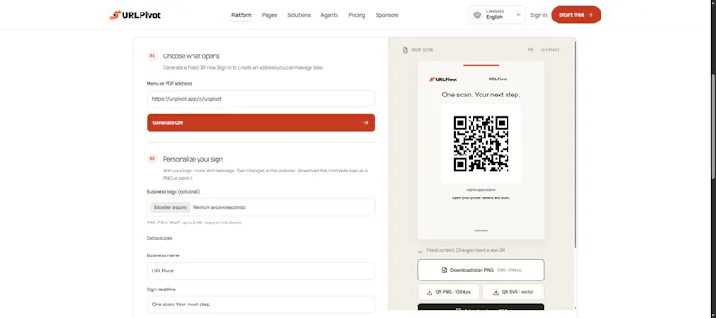 URLPivot screenshot 2