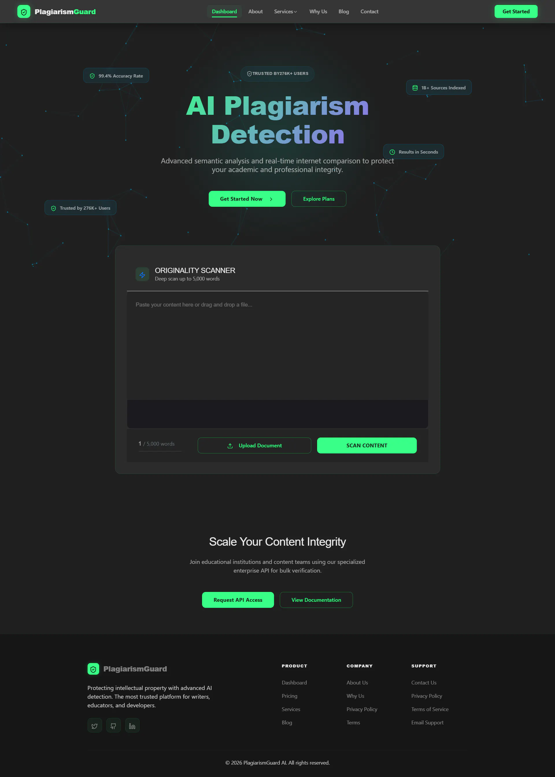 PlagiarismGuard 제품 배너