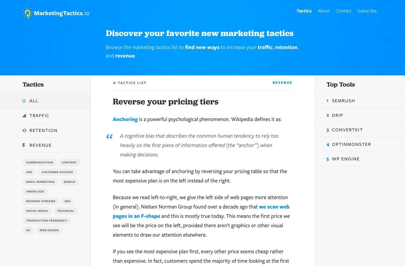 MarketingTactics.io gallery image