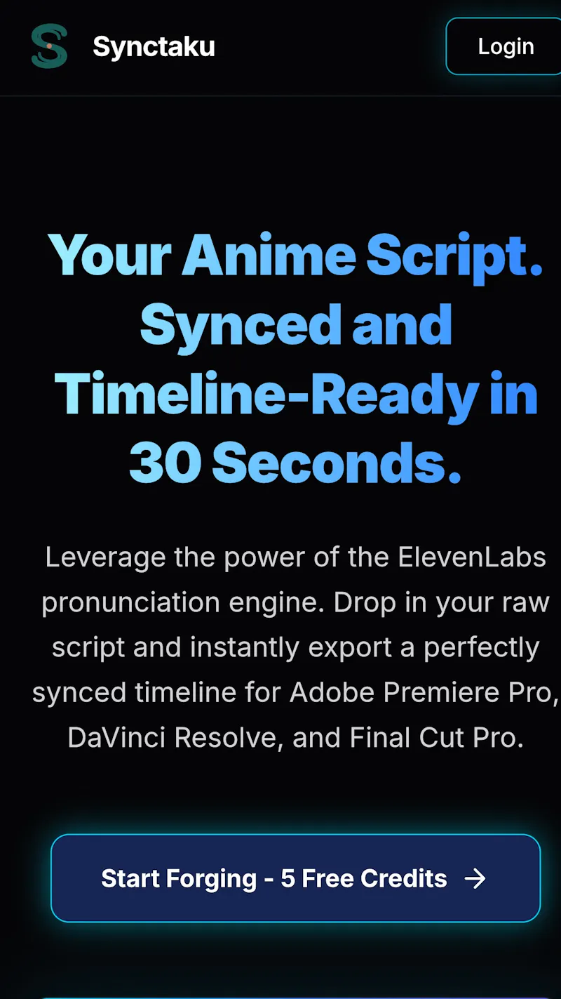 Synctaku screenshot 1