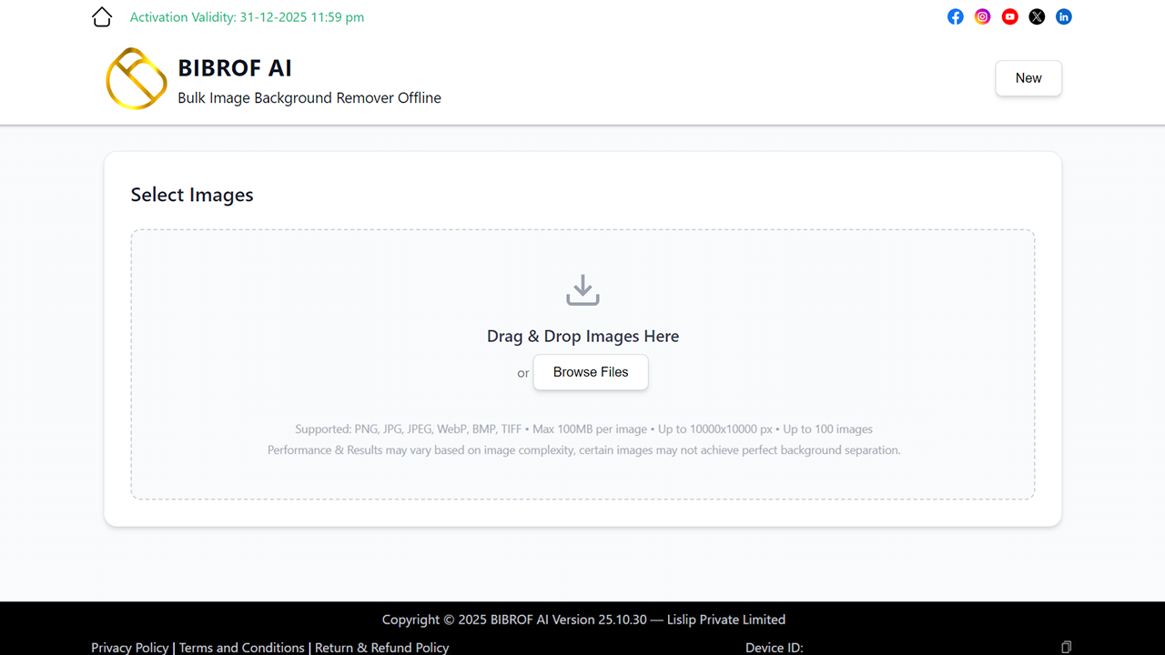 BIBROF AI - Screenshot 2 showing product features and functionality