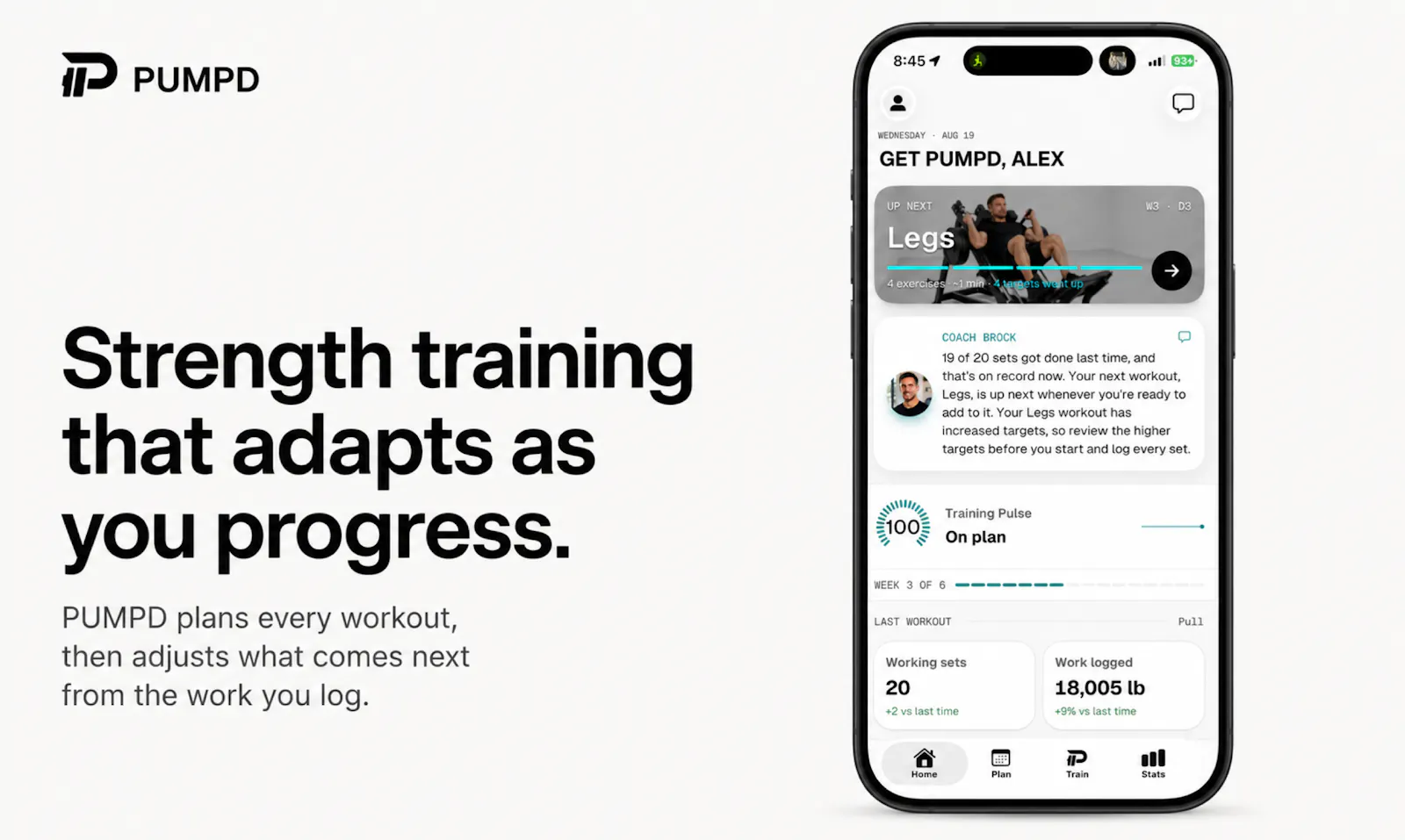 PUMPD AI Coach screenshot 1