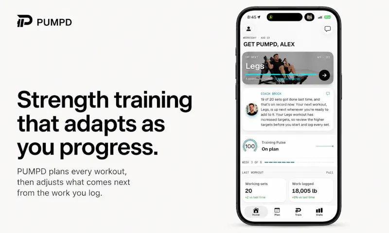 PUMPD AI Coach screenshot 1