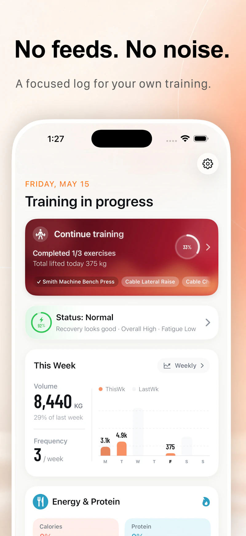 Rytek: Strength Log screenshot 1