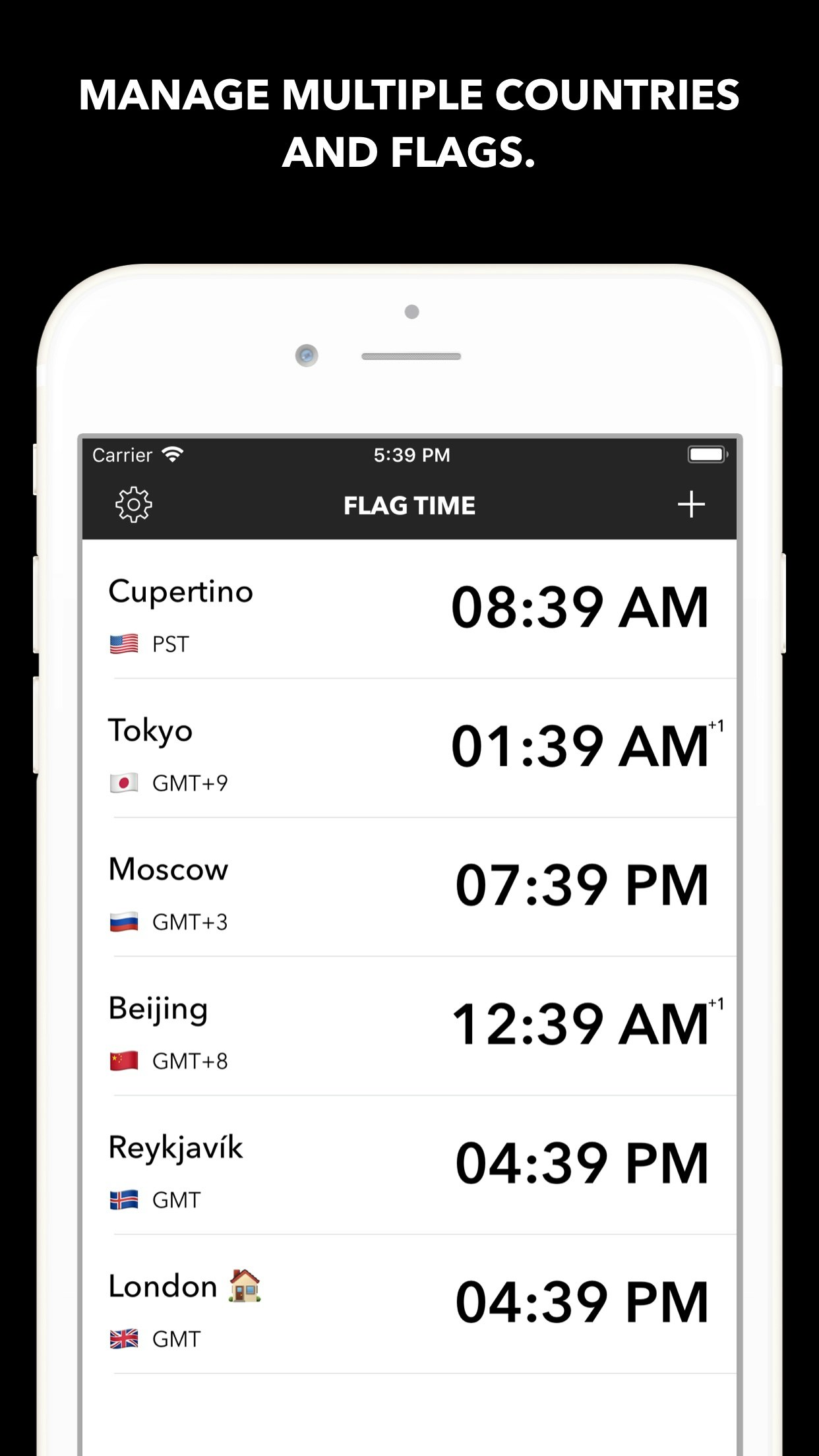 Flag Time - Time Zone Widget gallery image
