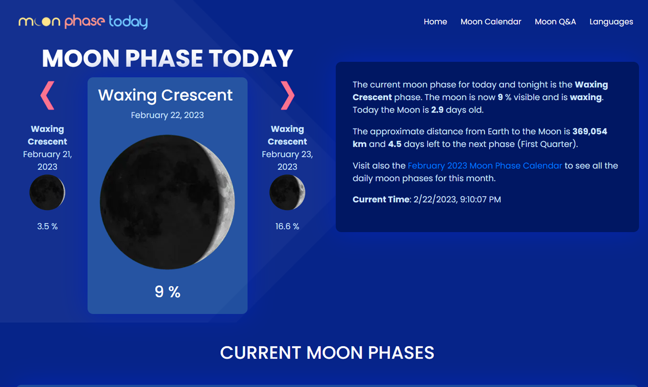 Moon Phase วันนี้ - วันนี้ดวงจันทร์คืออะไร? media 1