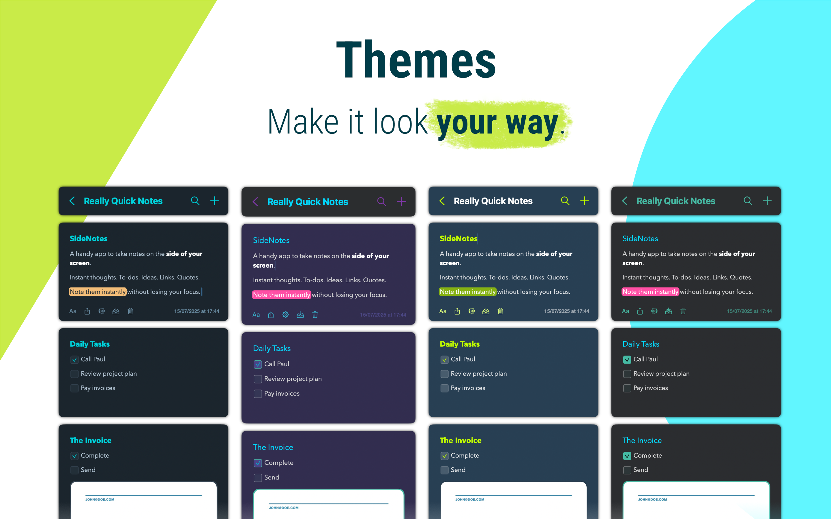 SideNotes gallery image