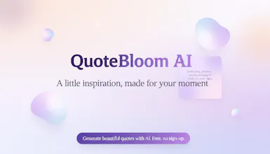 Quote Bloom AI gallery image