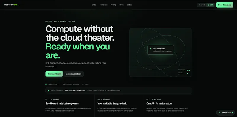 Hostnot GPU screenshot 1