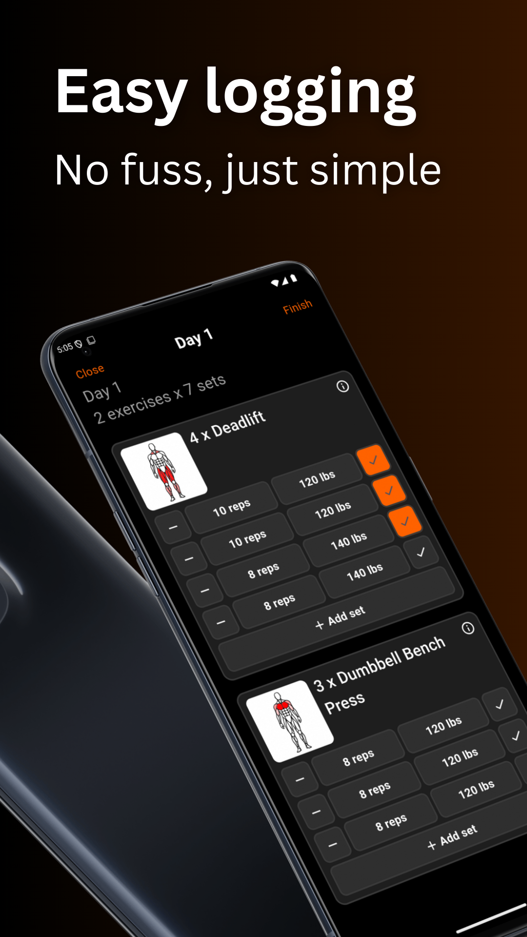 Mídia 1 de WOLOG: Tracker de treino