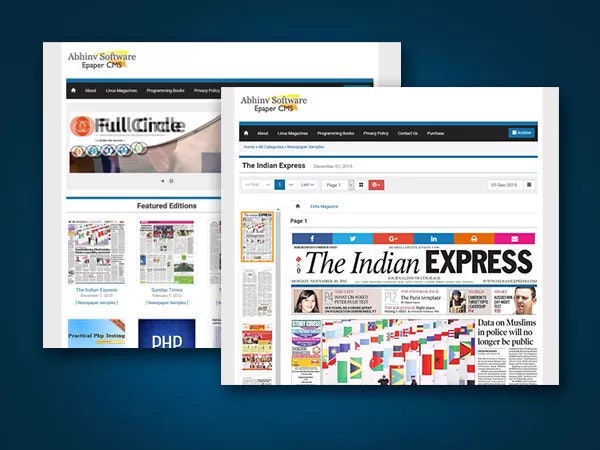Media Epaper Php script-multi Mẫu 2