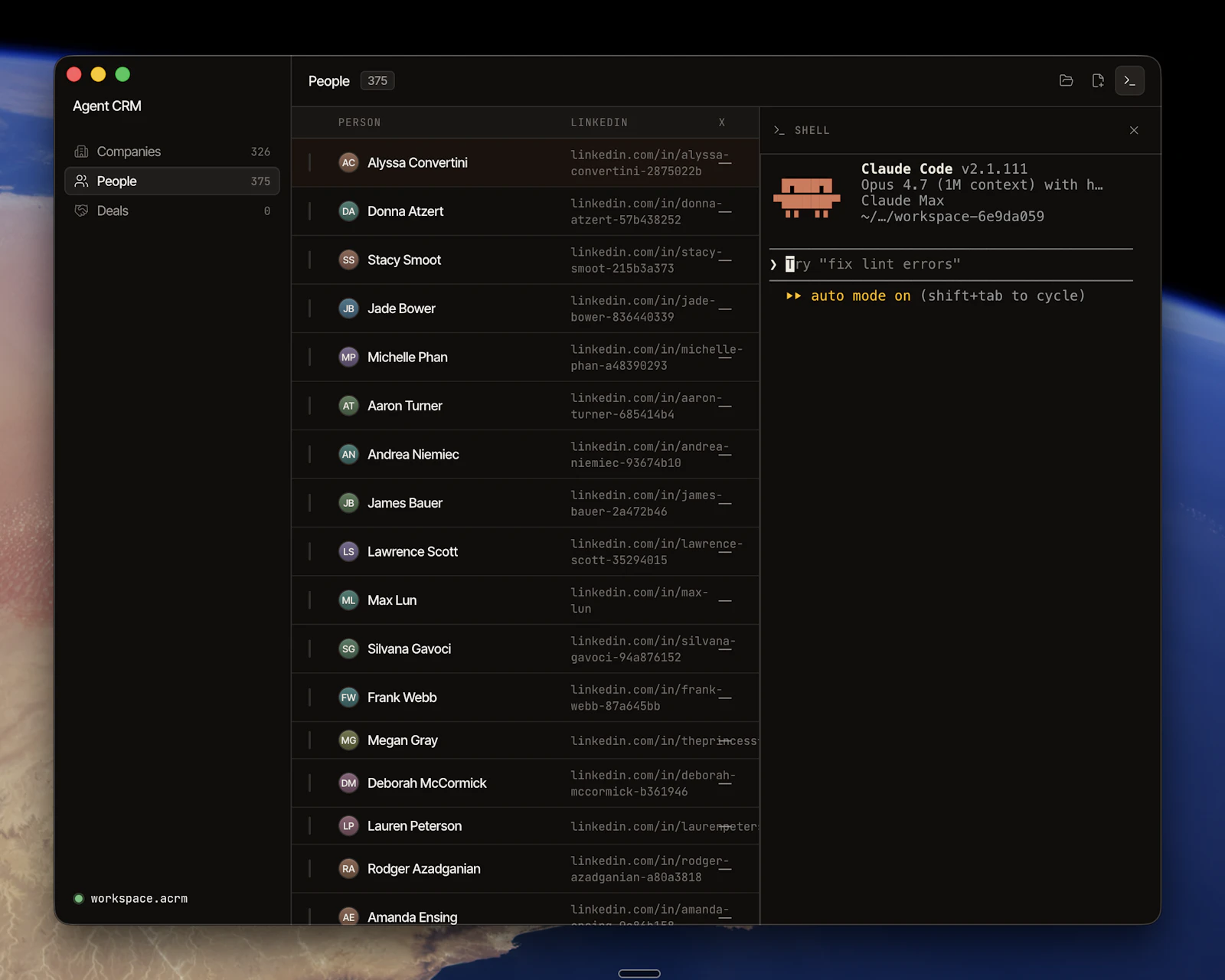 Agent CRM screenshot 1