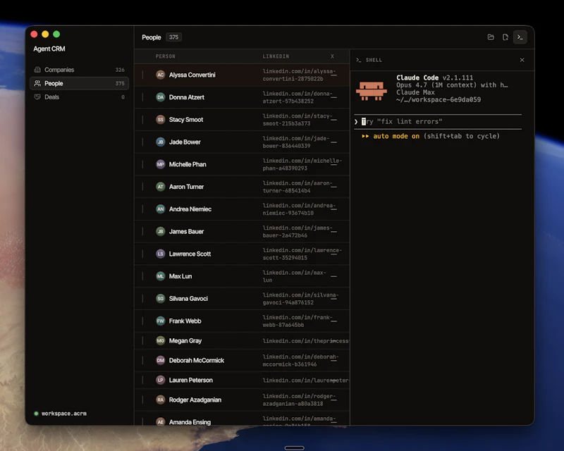 Agent CRM screenshot 1