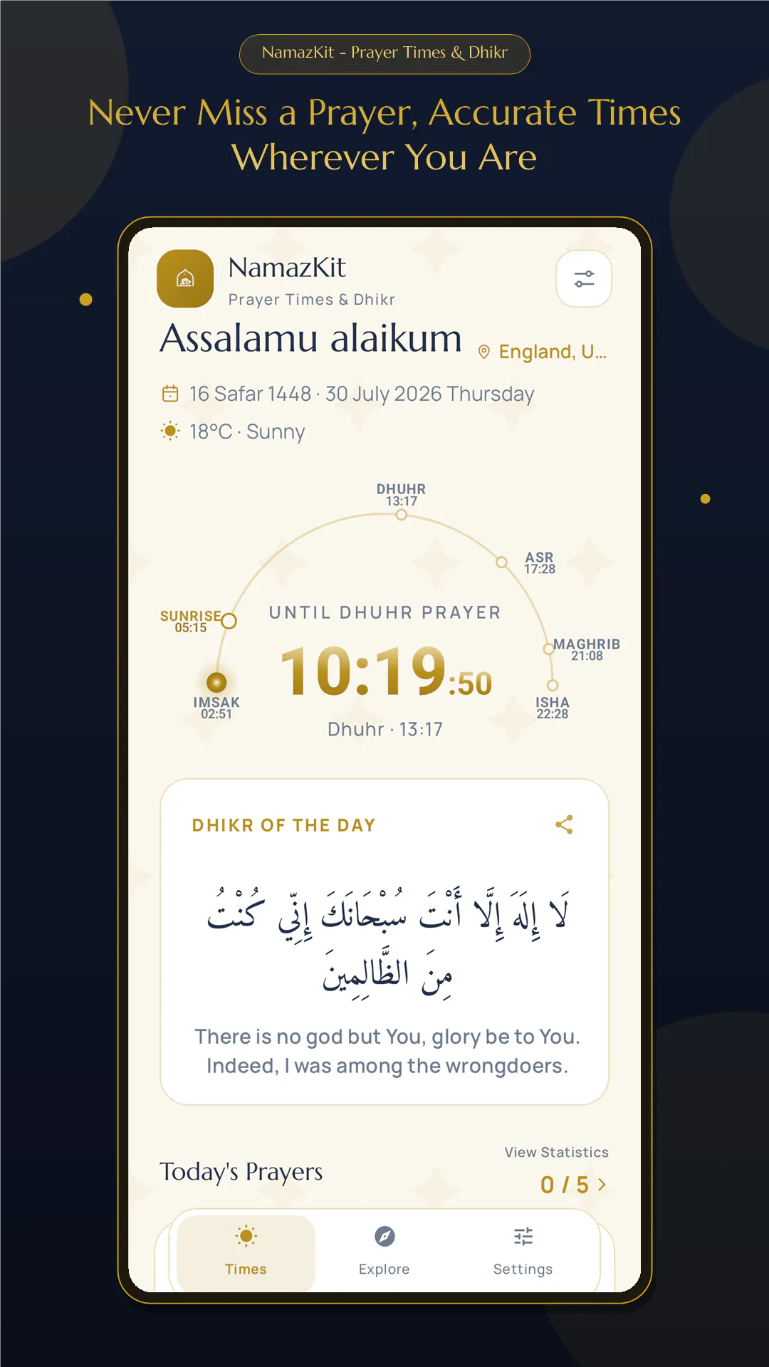 NamazKit-Prayer Times & Dhikr gallery image