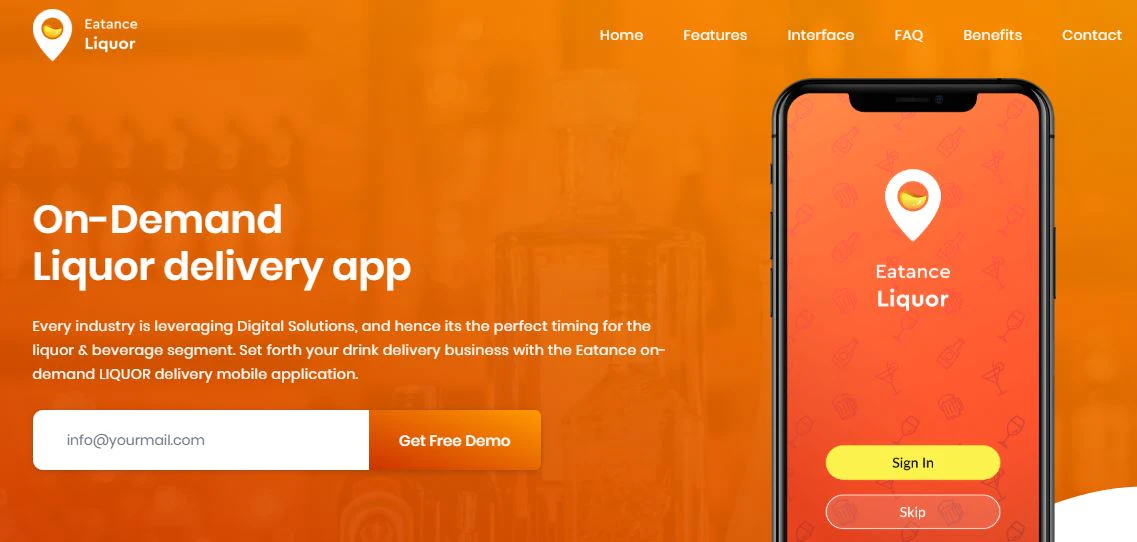 Eatance Liquor App