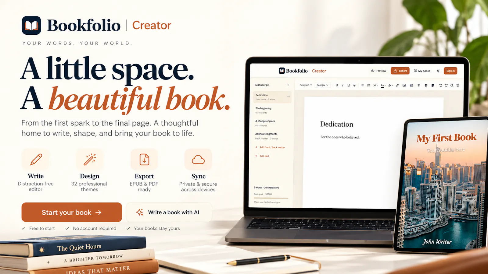 Bookfolio Creator screenshot 1