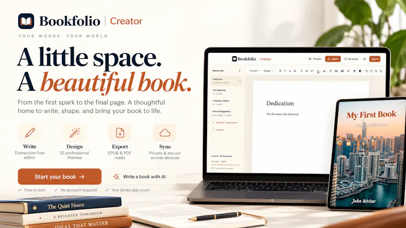 Bookfolio Creator screenshot 1