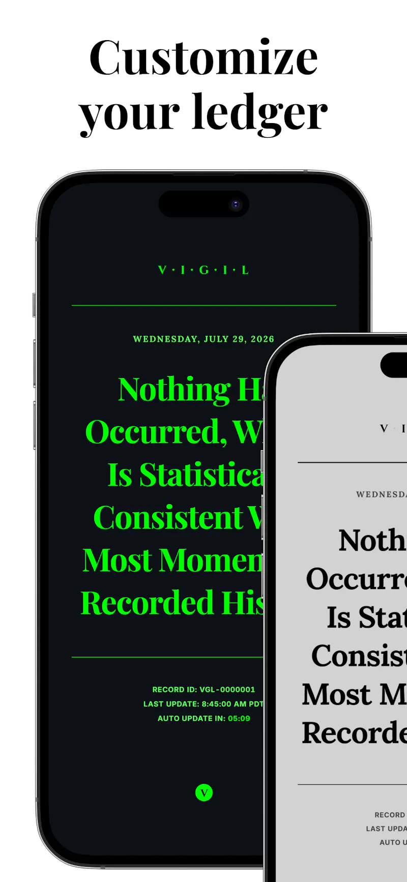 VIGIL screenshot 4