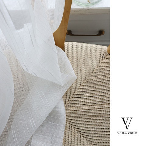 Palm Tree Leaves Sheer Voile Curtains gallery image