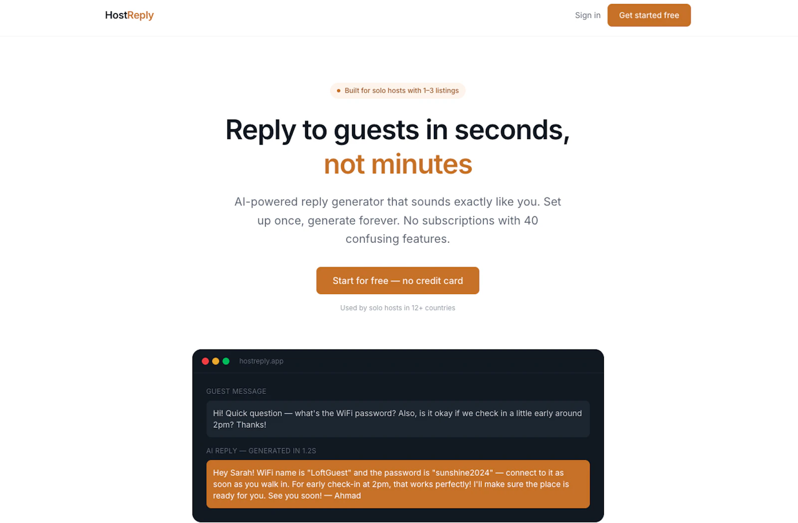 hostreply screenshot 1