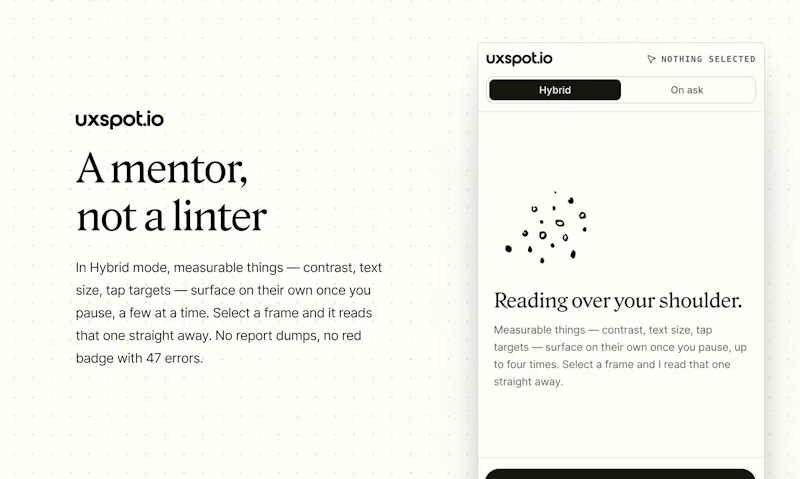 uxspot.io Figma plugin screenshot 2