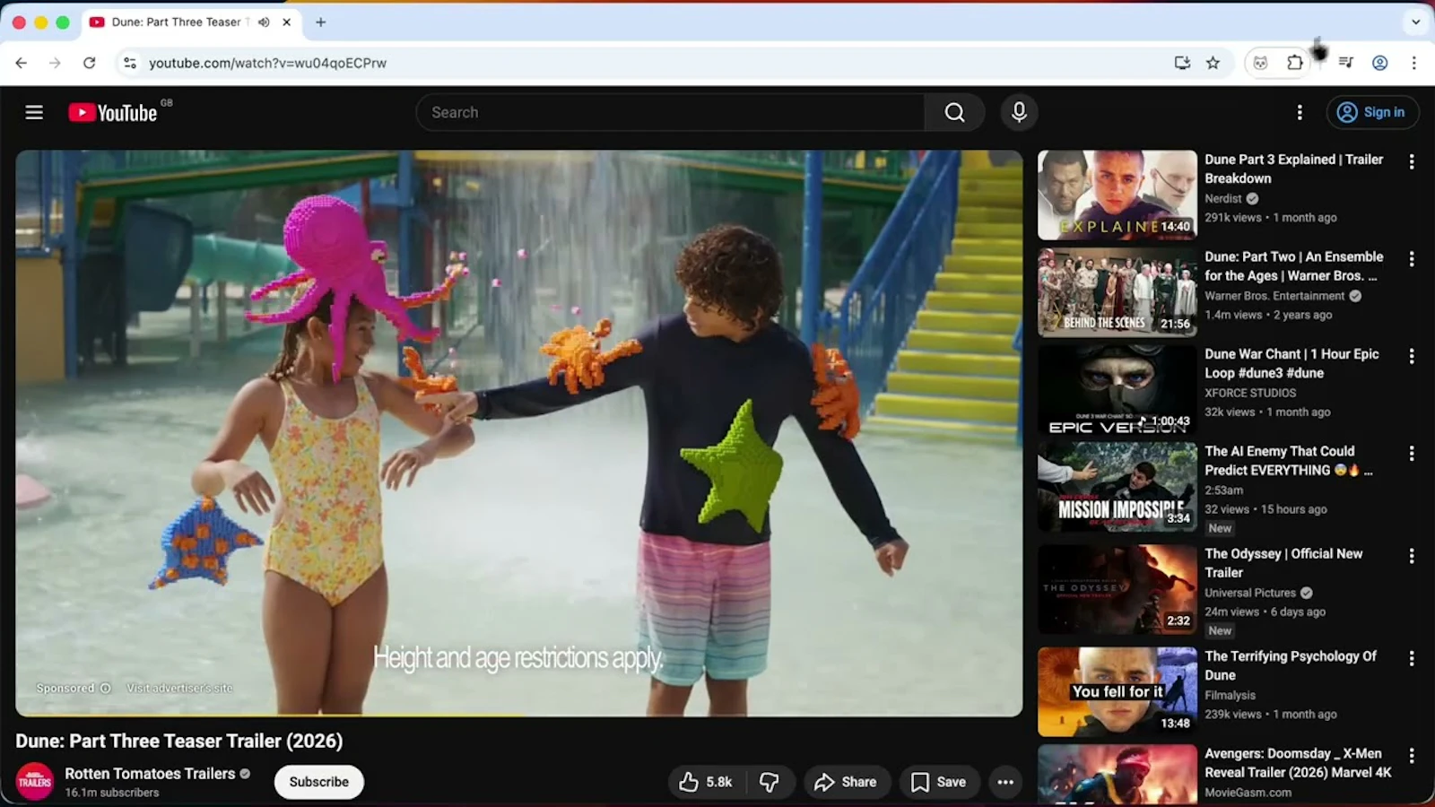 Dead Scroll: Kill YouTube Distractions screenshot 1 (video preview)