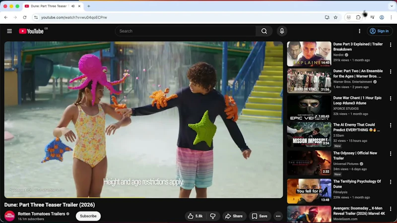 Dead Scroll: Kill YouTube Distractions screenshot 1 (video preview)