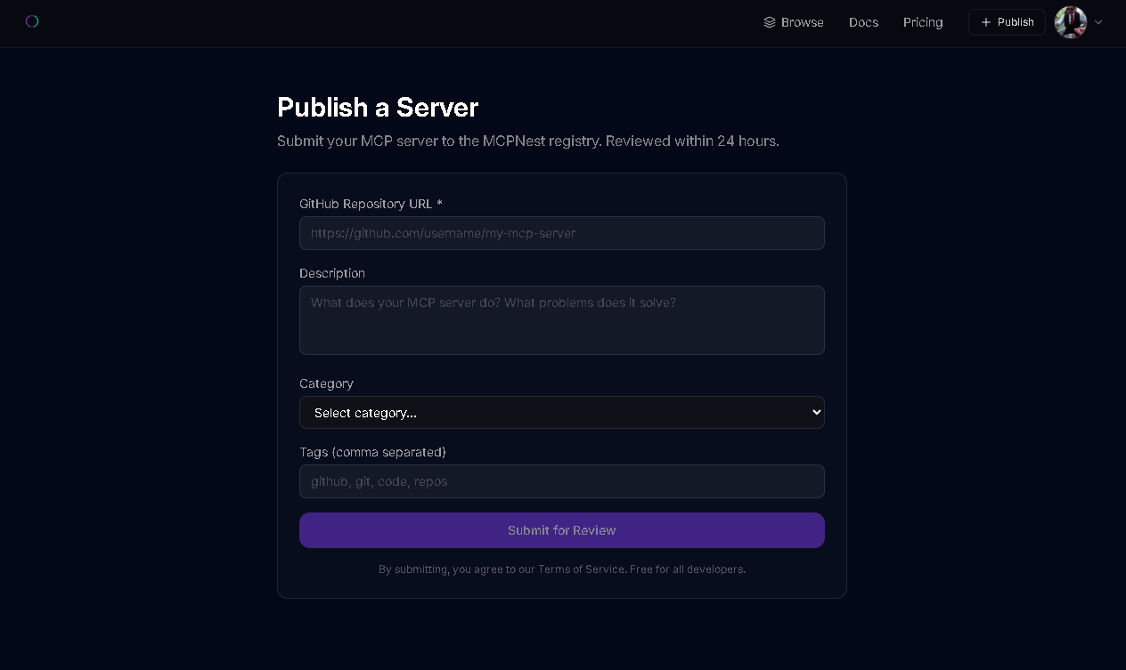 MCPNest gallery image