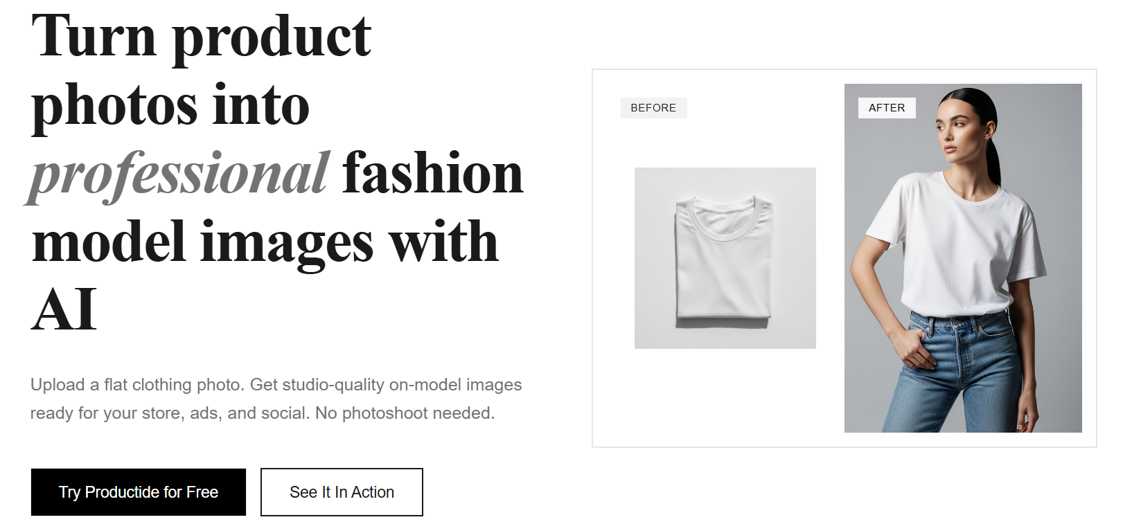 Productide - Screenshot 3 showing product features and functionality