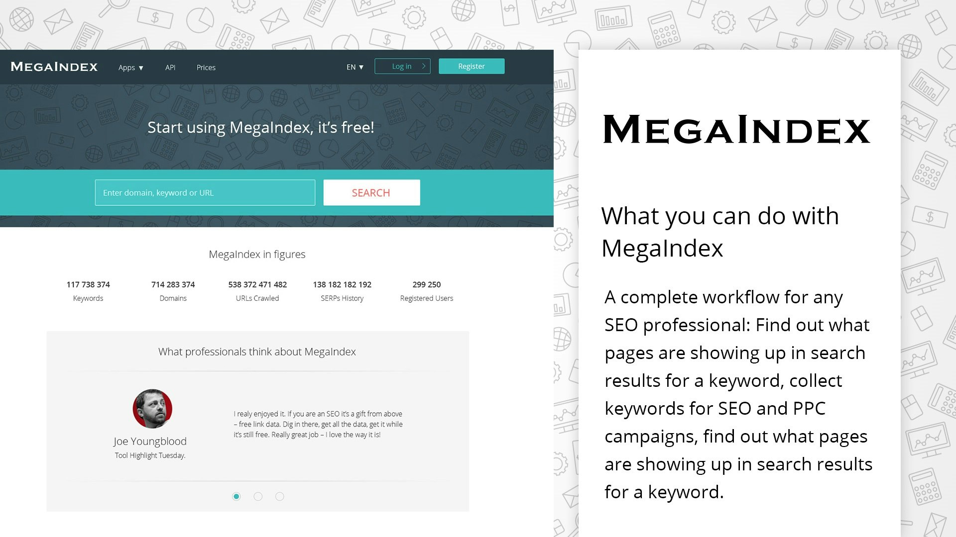 MegaIndex Backlinks gallery image