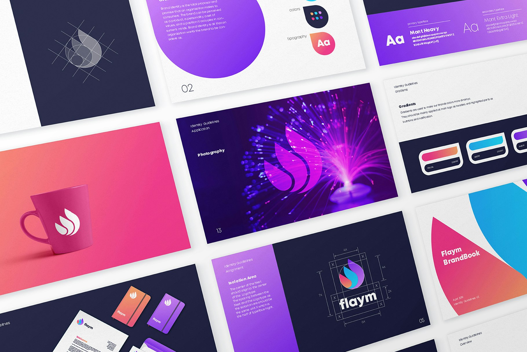 Flaym BrandBook Template gallery image