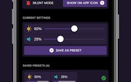 Brightness+Volume presets for iPhone  media 2