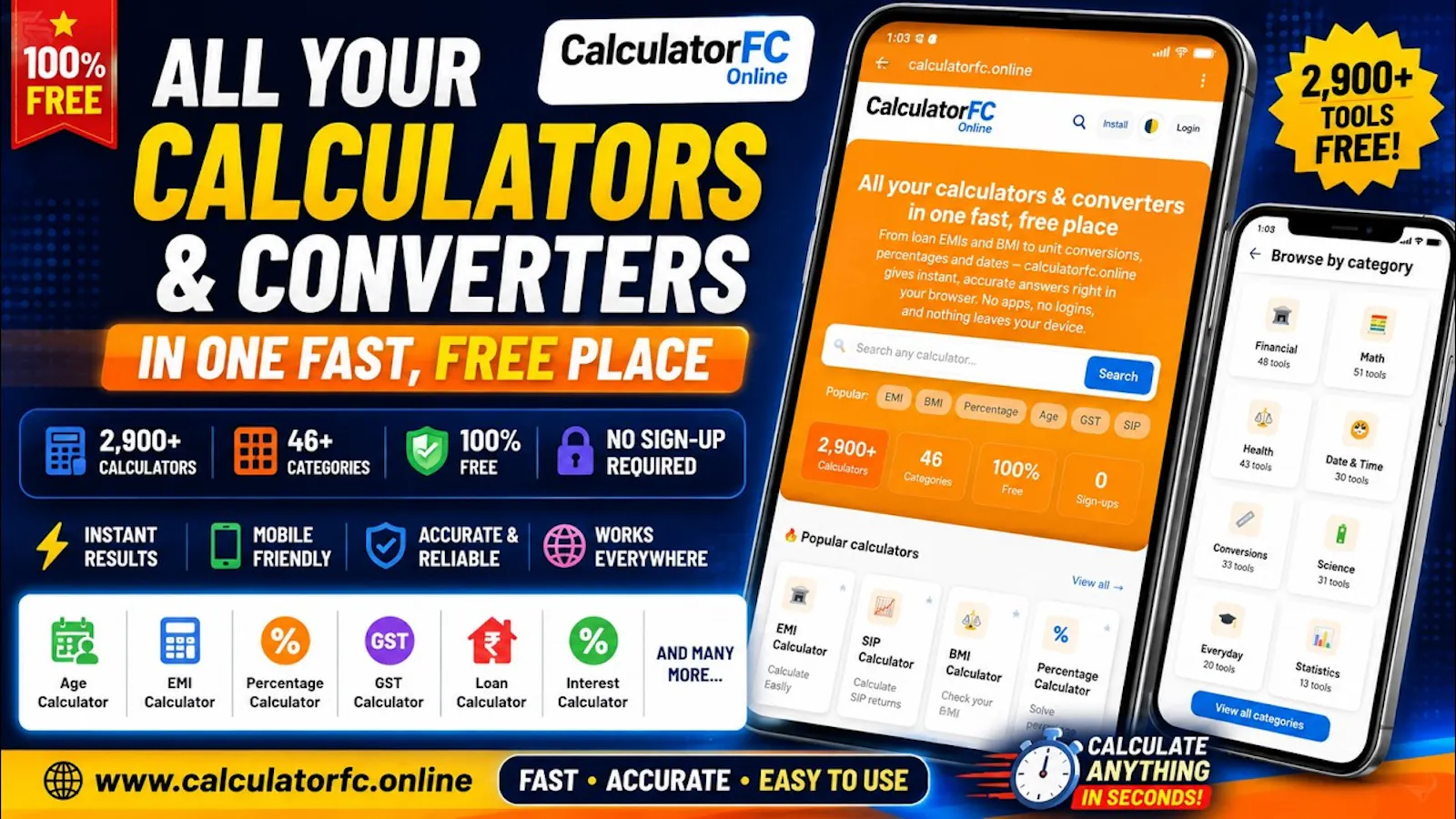 calculator tools screenshot 1 (video preview)