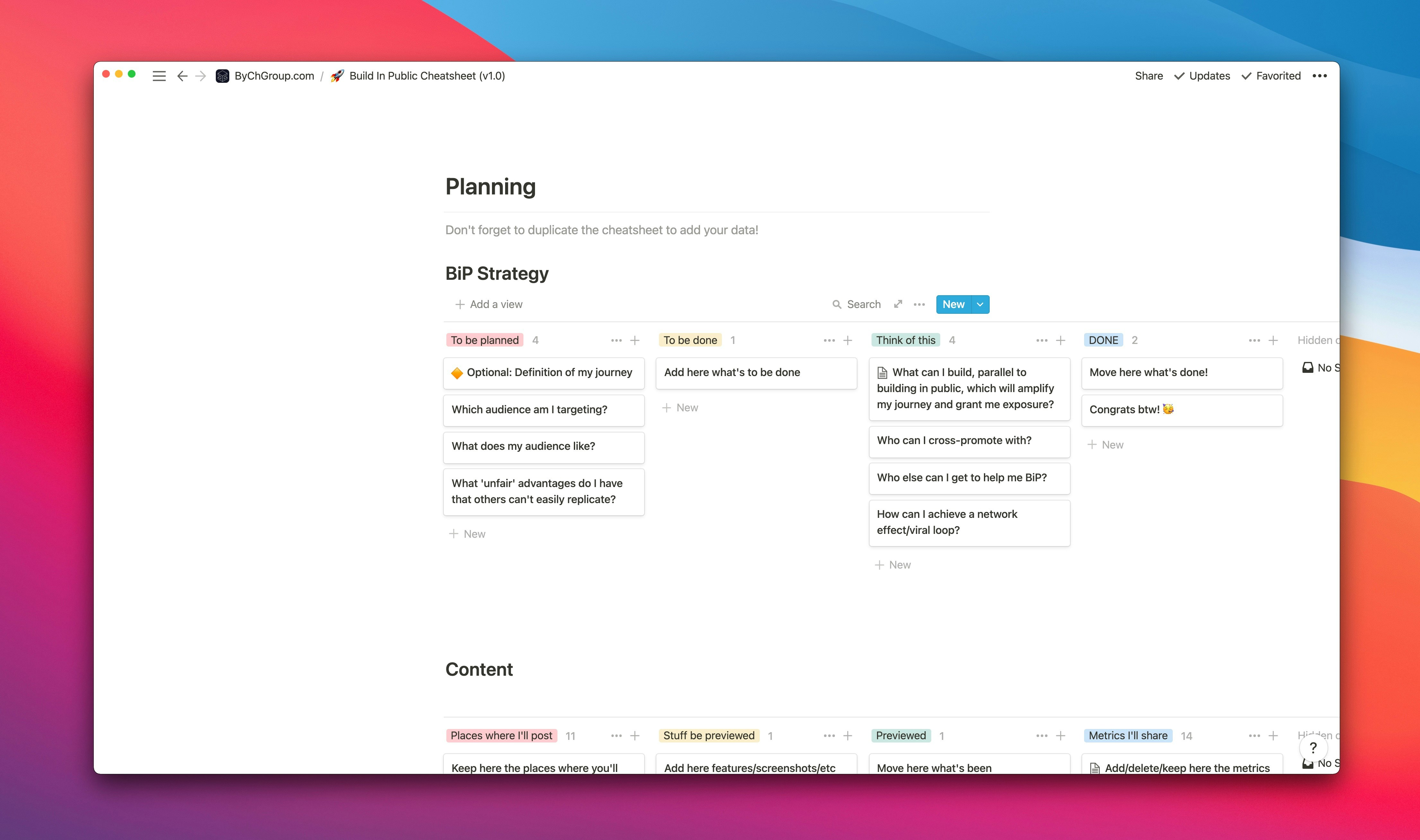 Build In Public Cheatsheet gallery image