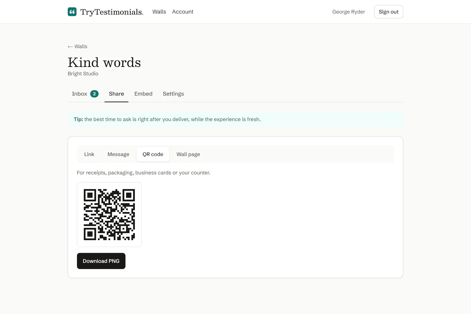 TryTestimonials screenshot 5
