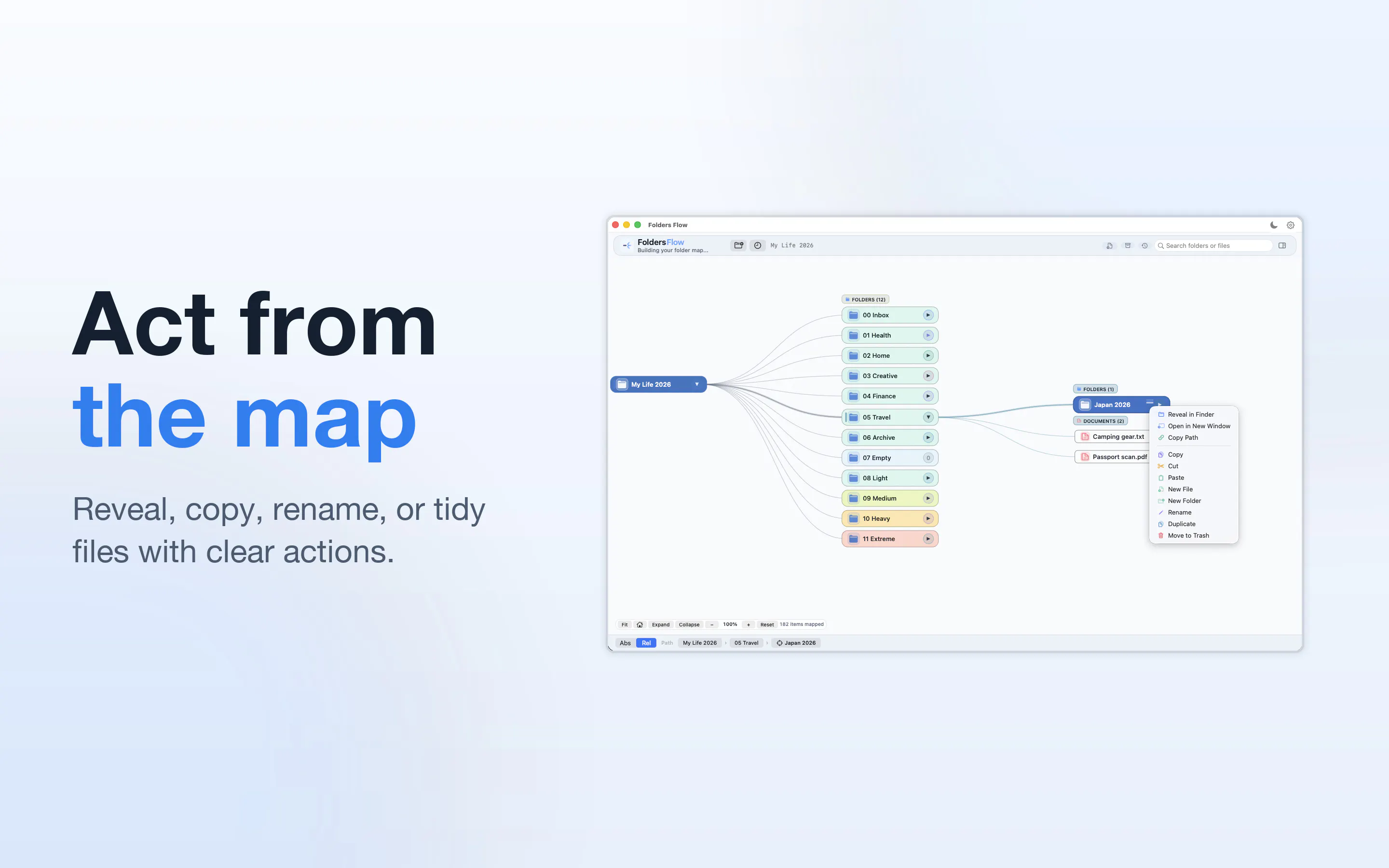 Folders Flow screenshot