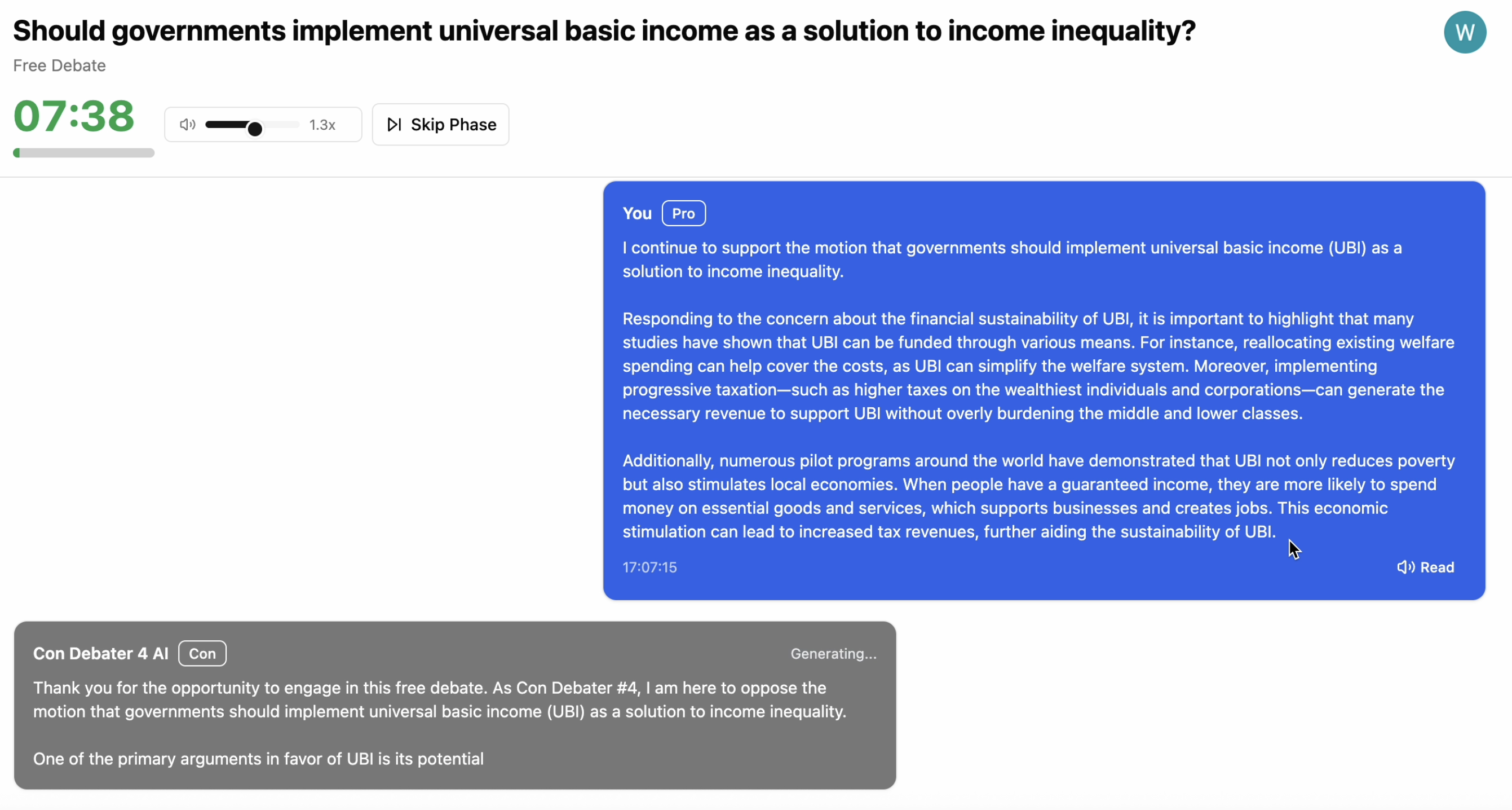 AI Debate Arena gallery image