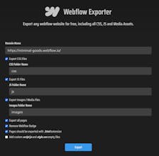 Webflow-Exporter gallery image
