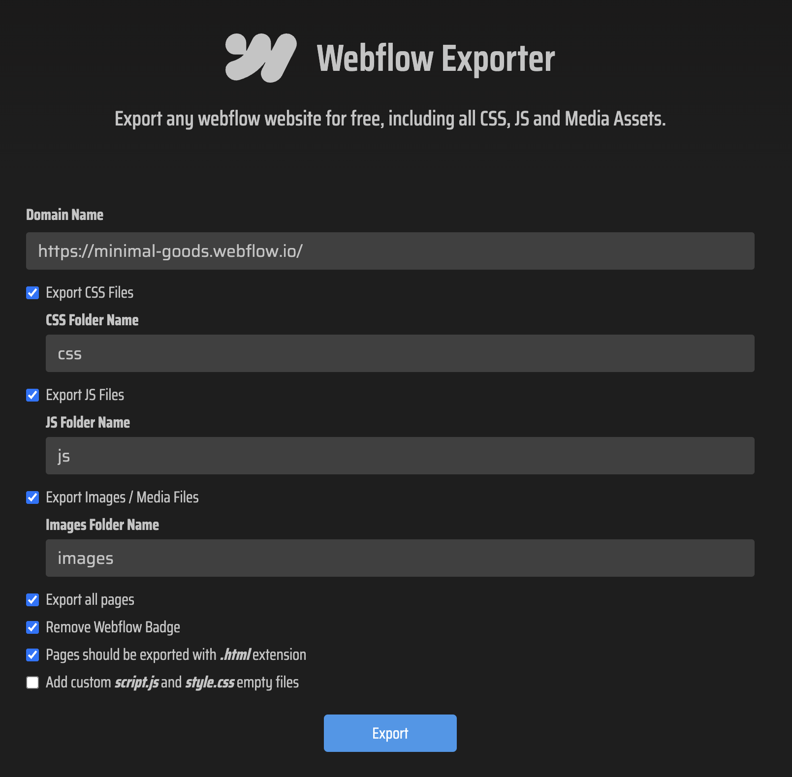 WebFlow-Exporter media 3