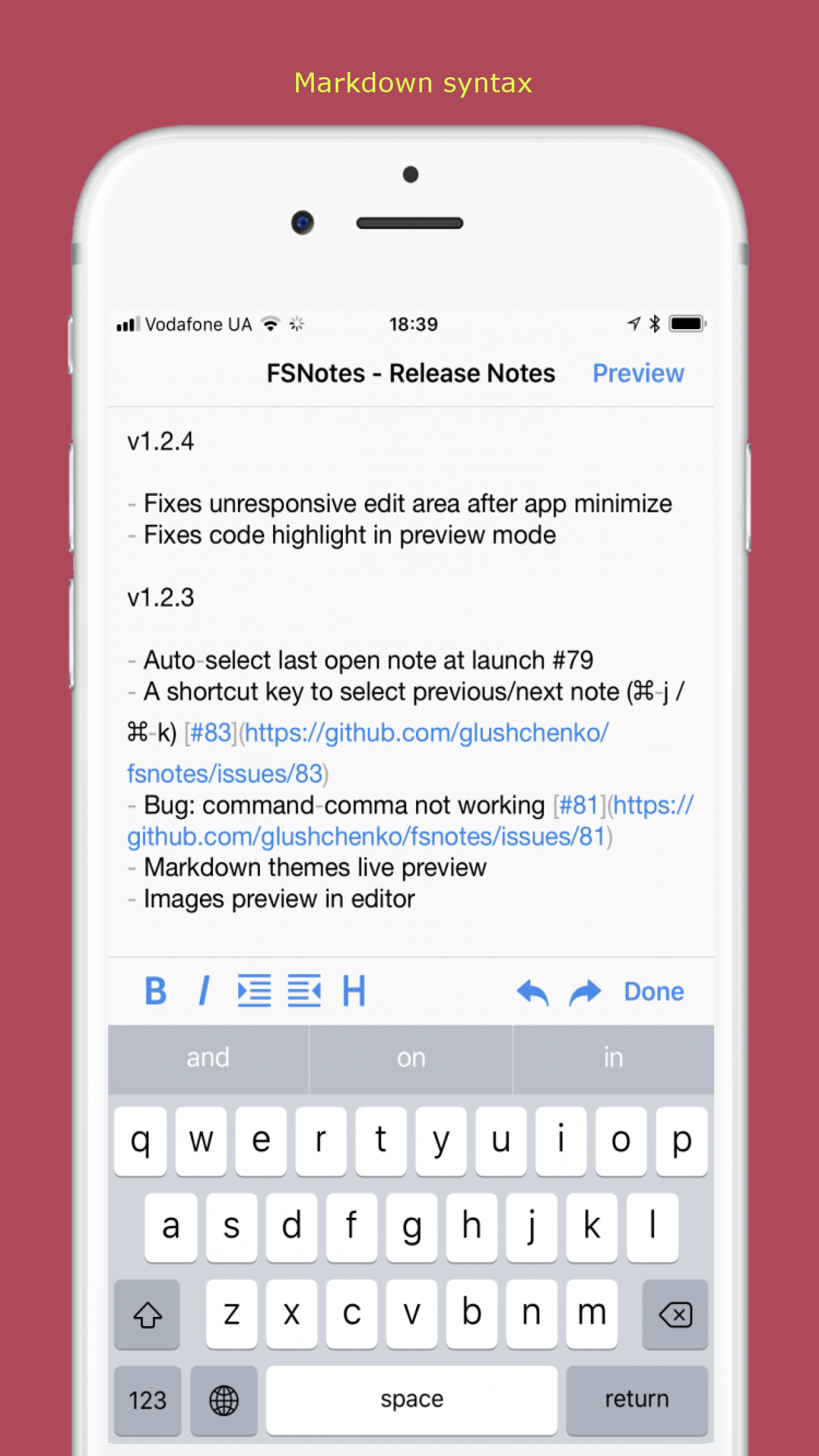 FSNotes gallery image