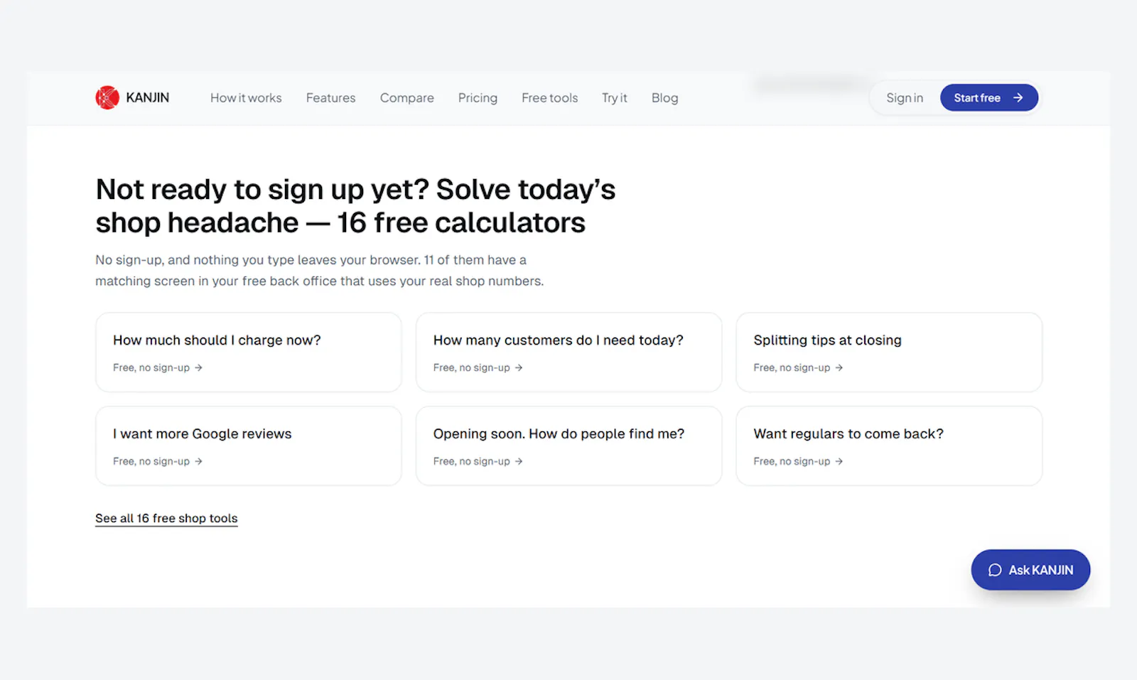 KANJIN screenshot 4
