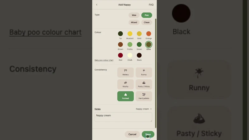 Baby Log screenshot 1 (video preview)