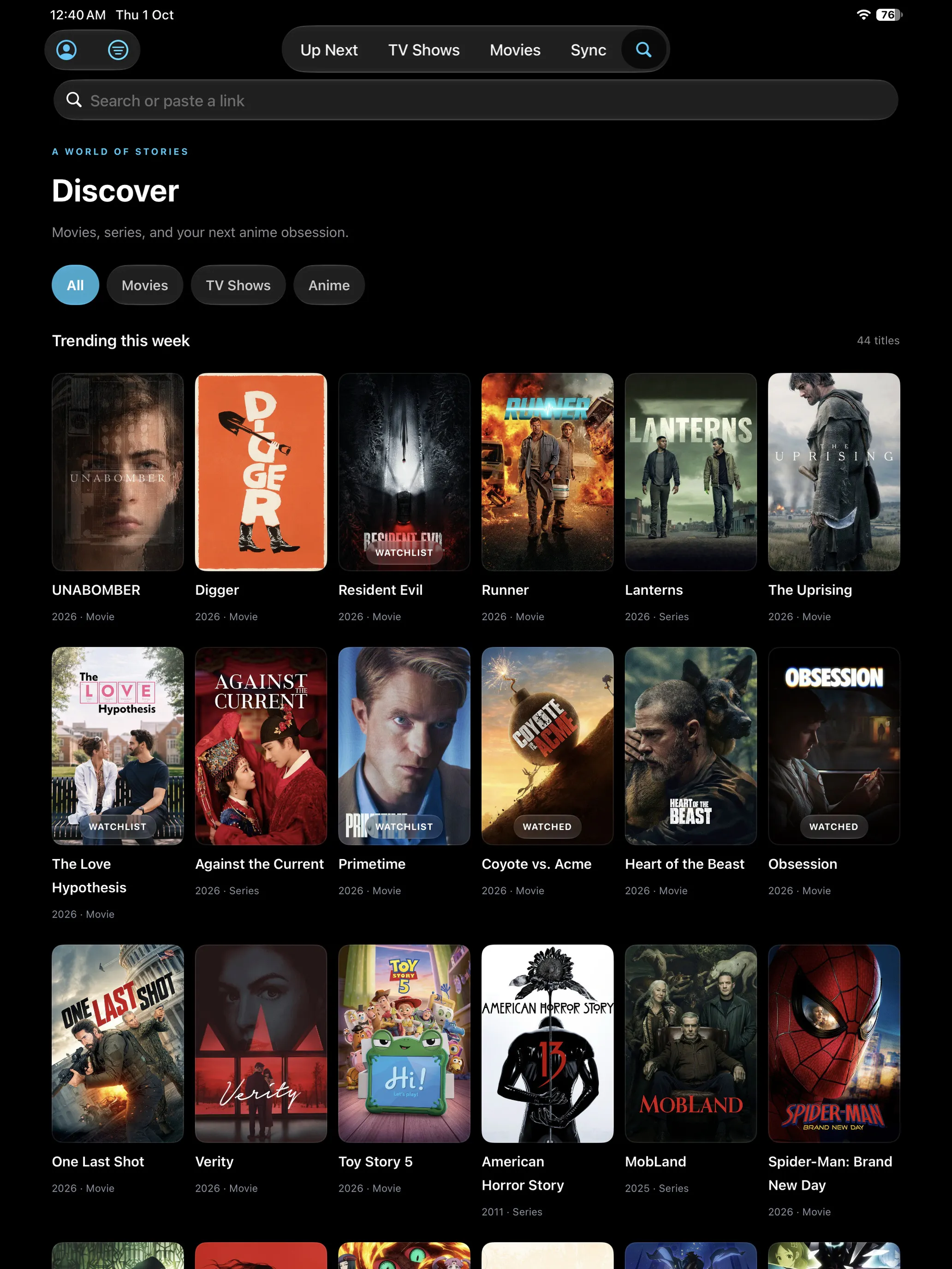 WatchSyncer: TV & Movie tracker gallery image