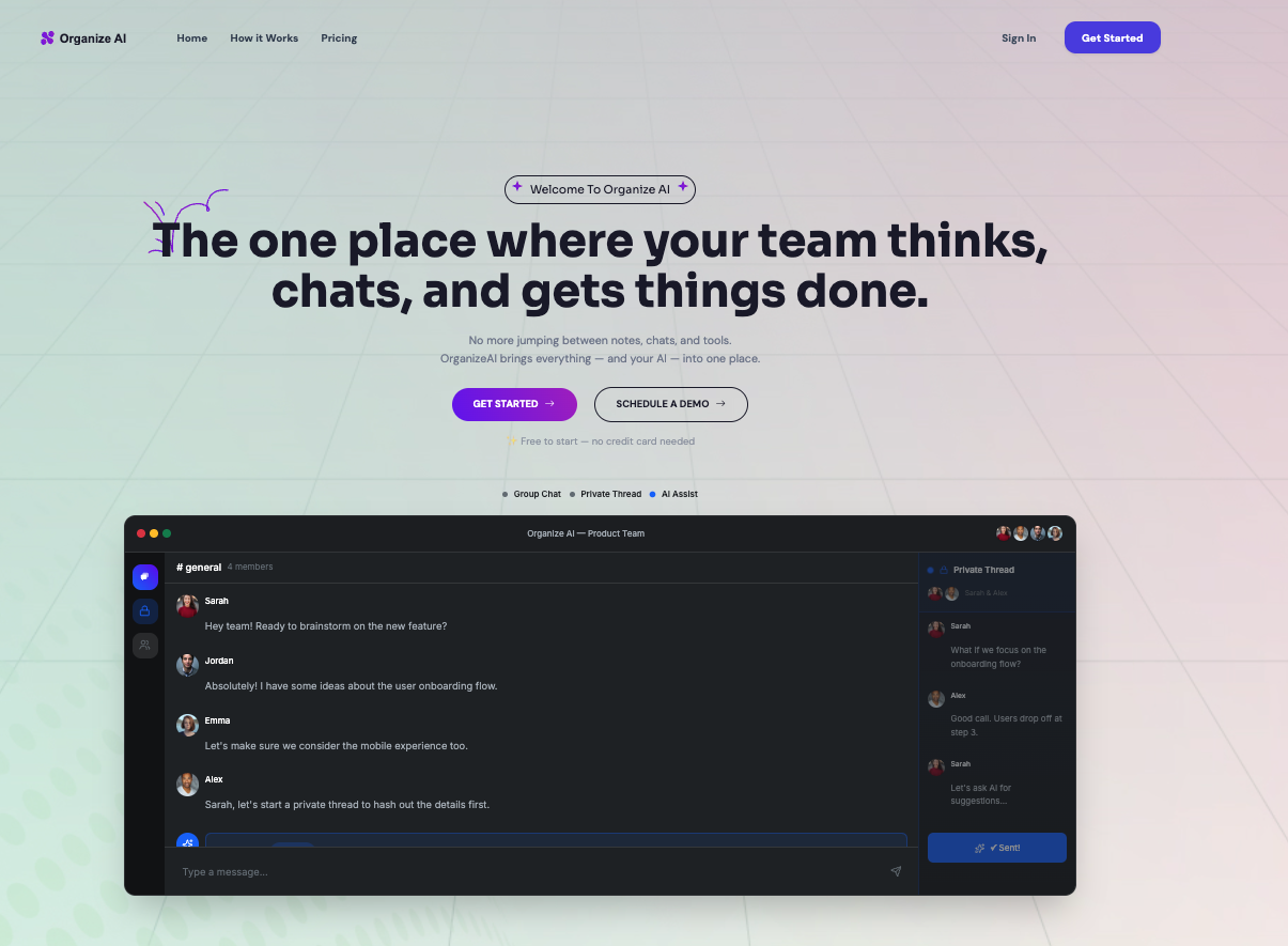 Organize AI gallery image